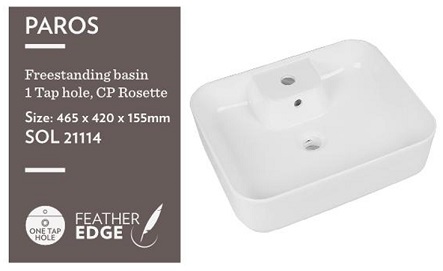 PAROS FREESTANDING BASIN